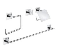 Set d'accessoires 4 en 1 - GROHE - 41115000 - Chromé - Métal - Douche
