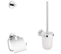 GROHE Ensemble d'accessoires WC Essentials 3 en 1 chromé 40407001