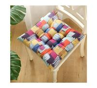 Set de 1 galettes de Chaise carrée Coussin décoratif 30x30/40x40 /45x45cm intérieur extérieur Nombreuses Couleurs (Color : @23, Size : Square (45x45cm/17.7in))