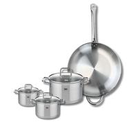 Set de 1 Poêle de cuisson 32 cm et 3 faitouts 12, 14 et 20 cm Elo Profi Citrin
