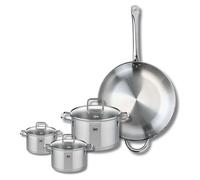 Set de 1 Poêle de cuisson 32 cm et 3 faitouts 12, 16 et 20 cm Elo Profi Citrin