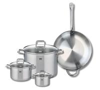 Set de 1 Poêle de cuisson 32 cm et 3 faitouts 12, 16 et 26 cm Elo Profi Citrin