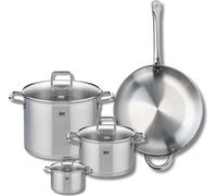 Set de 1 Poêle de cuisson 32 cm et 3 faitouts 12, 20 et 26 cm Elo Profi Citrin