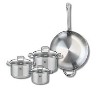 Set de 1 Poêle de cuisson 32 cm et 3 faitouts 14, 16 et 20 cm Elo Profi Citrin