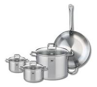 Set de 1 Poêle de cuisson 32 cm et 3 faitouts 14, 16 et 26 cm Elo Profi Citrin