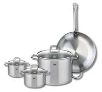 Set de 1 Poêle de cuisson 32 cm et 3 faitouts 14, 16 et 26 cm Elo Profi Citrin