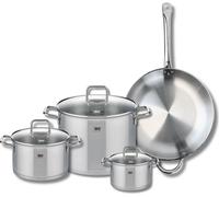 Set de 1 Poêle de cuisson 32 cm et 3 faitouts 14, 20 et 26 cm Elo Profi Citrin
