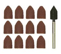 Set de 10 brosses abrasive granulation K80/K150 13 x 9mm Proxxon Micromot