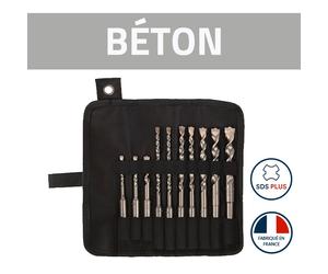Set de 10 forets béton Twister Plus SDS Plus DIAGER