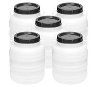 Set de 10 litres, tonneau à nourriture sans BPA, tonneau universel avec couvercle, tonneau de pluie