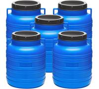 Set de 10 litres, tonneau à nourriture sans BPA, tonneau universel avec couvercle, tonneau de pluie