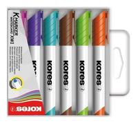 Set De 10 Marqueur Pour Tableau Blanc K Marker Xw2, Pointe Biseautée