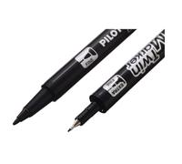 Pilot Pen - Marqueur permanent Twin double pointe 0,8/2 mm - Pochette 10 couleurs assorties