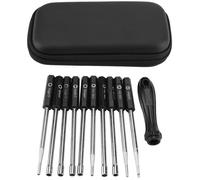 Set de 10 outils de réglage carburateur - Tournevis Pacman, double D, cannelés - Compatible scies Stihl, Husqvarna, Zama, Walbro