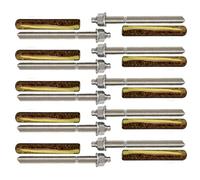 Set de 10 pièces de fixation pour charges lourdes avec tige d'ancrage + cartouche d'ancrage composite en acier galvanisé ou en acier inoxydable (acier inoxydable, M8 x 110 mm)