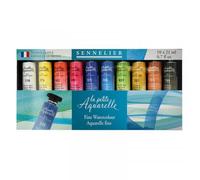 Set De 10 Tubes D'aquarelle Fine Sennelier 10 X 21ml