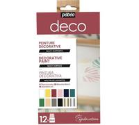Set de 12 peintures base eau multi-supports - 12 x 20 ml