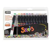 Creotime feutres peinture acrylique 11 cm 12 pièces Multicolore G