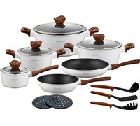 Set de 15 casseroles de luxe en aluminium forgé