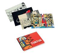 Set de 16 Cartes postales des aventures de Tintin sur la lune 31309 (10x15cm)