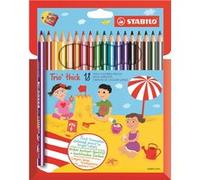 Set de 18 crayons Stabilo Trio avec Taille-crayon G