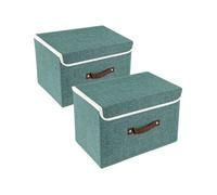 Set de 2 boîtes de rangement pliables Aqua Deep