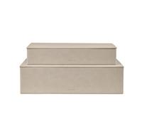 Set de 2 boîtes de rangement Sahla LxWxH 40x30x11cm