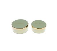 Set de 2 boites élégance ronde amande - - -