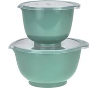 Set de 2 bols mélangeurs Rosti avec couvercle « Margrethe » turquoise (nordic green) 1,5+3,0 L
