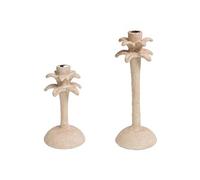 Set de 2 bougeoirs Palmier