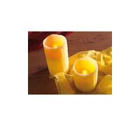 : Set de 2 bougies LED à souffler (10 cm + 15 cm)