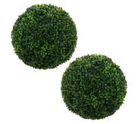 Set de 2 boules de buis artificielles Jardin Plante artificielle Arbre de décora