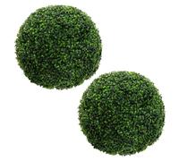 Set de 2 boules de buis artificielles Jardin Plante artificielle Arbre de décora