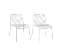Set de 2 chaise de jardin Yua Wire WxHxD 60x77x55cm