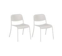 Set de 2 chaise de jardin Yua WxHxD 60x77x55cm