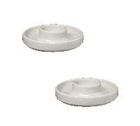 blomus Coquetier Pilar Ø10.4 cm Lot de 2 Moonbeam