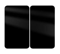 Set de 2 couvres plaques Noir 30 x 52 cm Wenko by Maximex