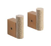 Set de 2 crochet mural Attach WxHxD 2,1x6,3x5,1cm