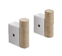 Set de 2 crochet mural Attach WxHxD 2,1x6,3x5,1cm