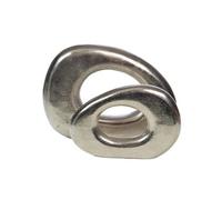 Set de 2 déco à poser cercles - - Argent / Métallique - Aluminium