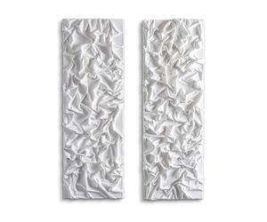 Set de 2 décoration murale 3D 40x120cm SAHAVA Dune 1 Long WxH 40x120cm