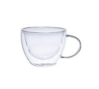 Set de 2 déjeuners de 38 rô double paroi en verre borosilicate