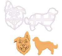 set de 2 emporte-pièces Berger australien (Australian Shepherd), 2 pièces