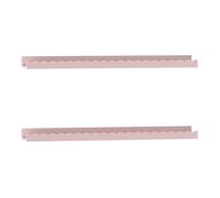 Set de 2 étagères murales pour enfants Vestnes 60 x 10 x 5 cm rose