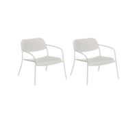 Set de 2 fauteuil lounge de jardin Yua Wire LxWxH 72x68x66cm