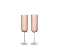 Set de 2 flûtes à champagne Ripple Blush