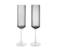 Set de 2 flûtes à champagne Ripple H x Ø 22,6x6cm