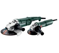 Set de 2 meuleuses d'angle (750W 125mm + 2200W 230mm) - METABO WP 2200-230 + W 750-125 - 691083000