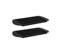 Set de 2 moules souples silicone pour glace pilée Noir -