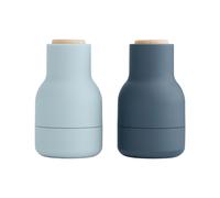 Audo Copenhagen Moulin à épices Bottle Grinder Small. lot de 2 Blues-hêtre